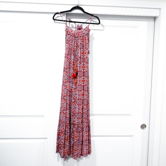 MISA Los Angeles Misa Thale Pom-Pom Maxi Dress | Size Small - Picture 2 of 13